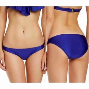 NWT Shoshanna Klein Blue Solid Color Bikini Swimwear Bottoms